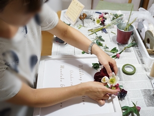 花材選びからサポートしますのイメージ